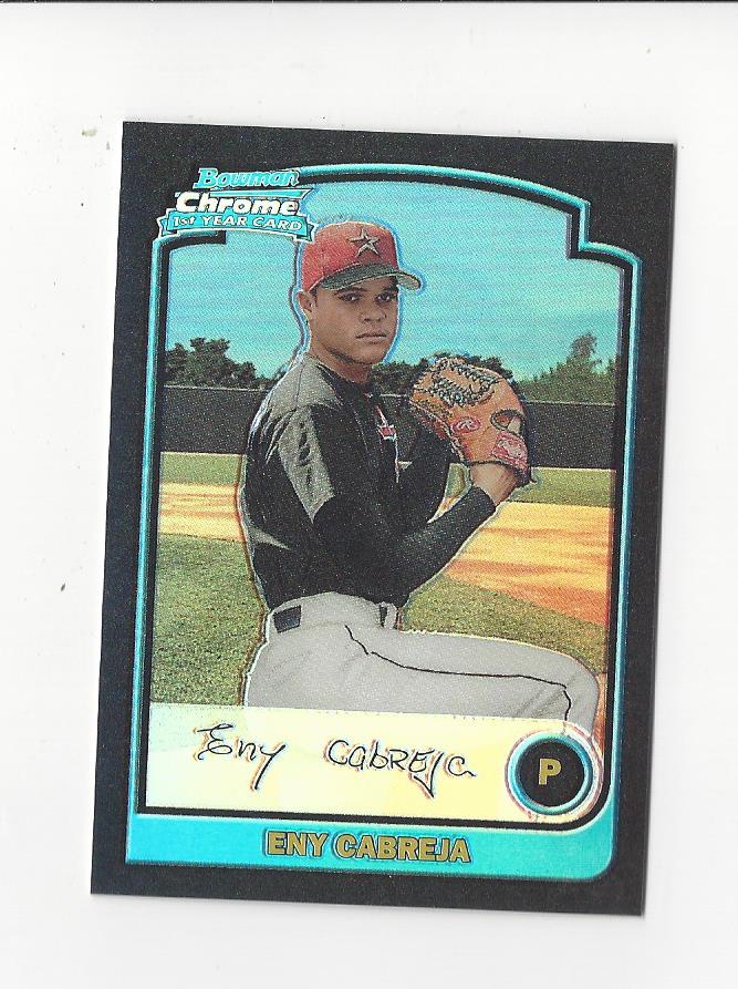 2003 Bowman Chrome Refractors #190 Eny Cabreja