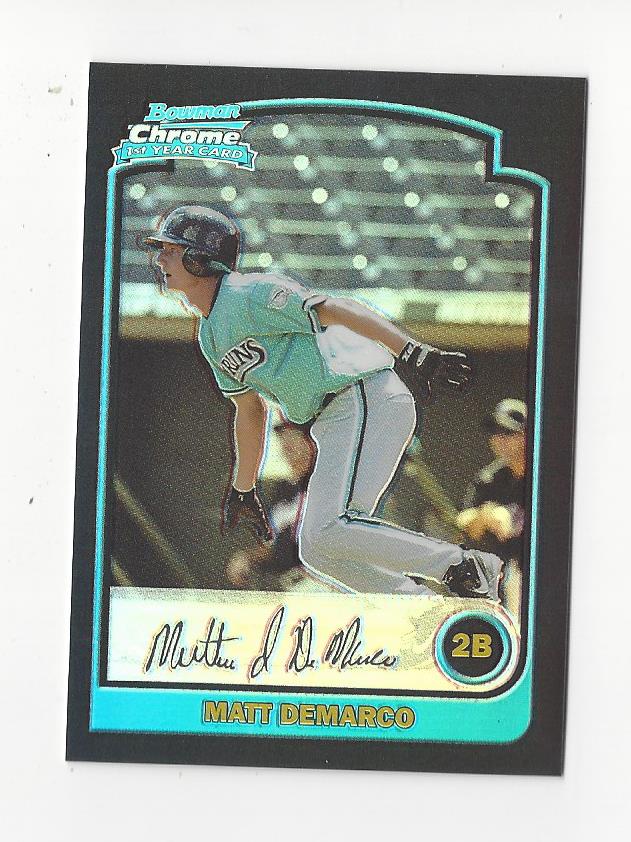 2003 Bowman Chrome Refractors #206 Matt DeMarco