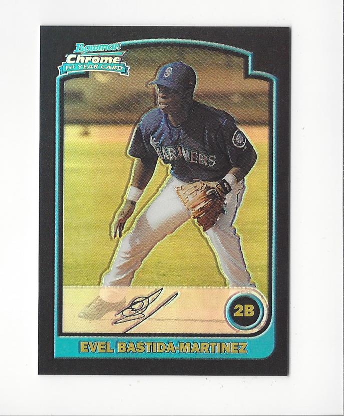 2003 Bowman Chrome Refractors #210 Evel Bastida-Martinez