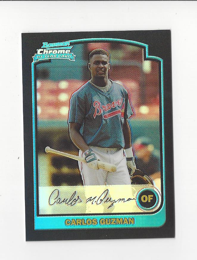 2003 Bowman Chrome Refractors #226 Carlos Guzman