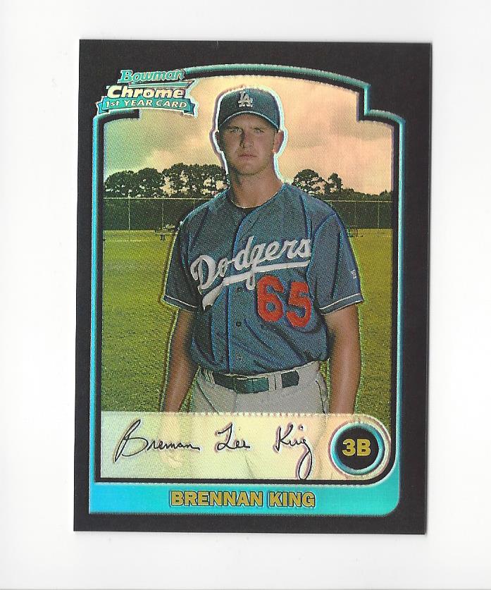 2003 Bowman Chrome Refractors #244 Brennan King