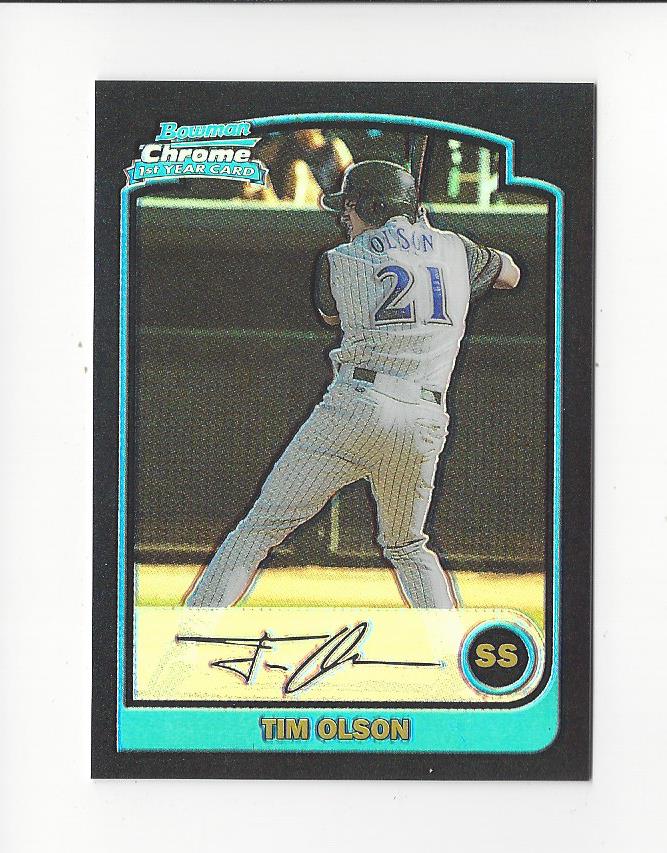 2003 Bowman Chrome Refractors #274 Tim Olson