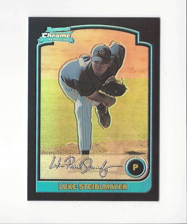 2003 Bowman Chrome Refractors #311 Luke Steidlmayer