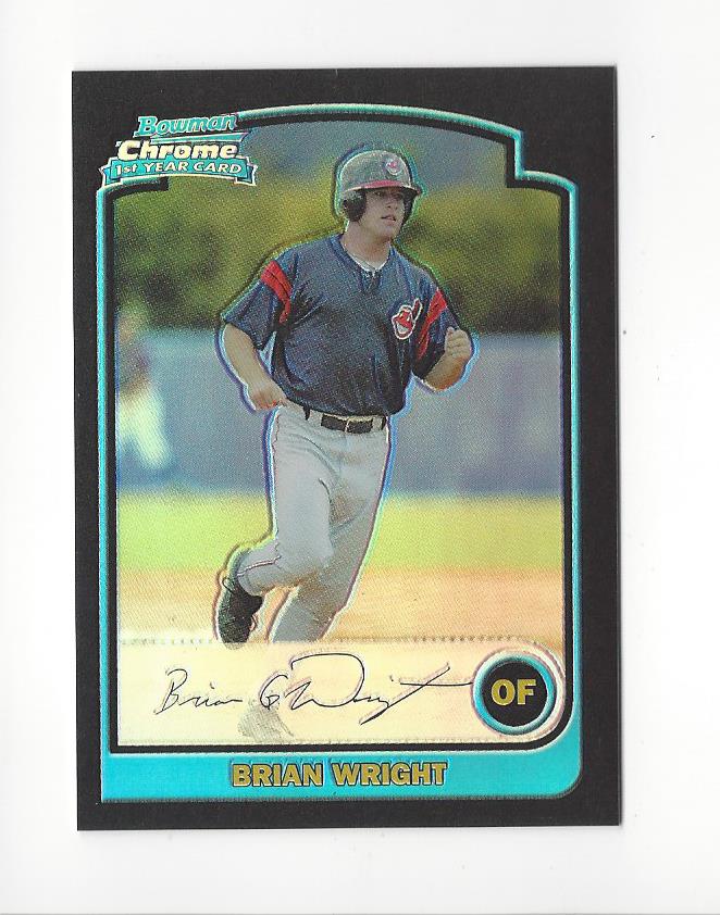 2003 Bowman Chrome Refractors #326 Brian Wright