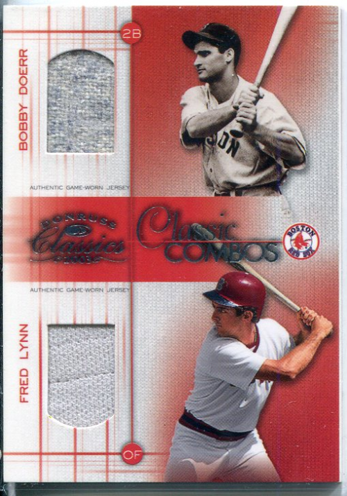 2003 Donruss Classics Classic Combos #3 Doerr Jsy/Lynn Jsy/25