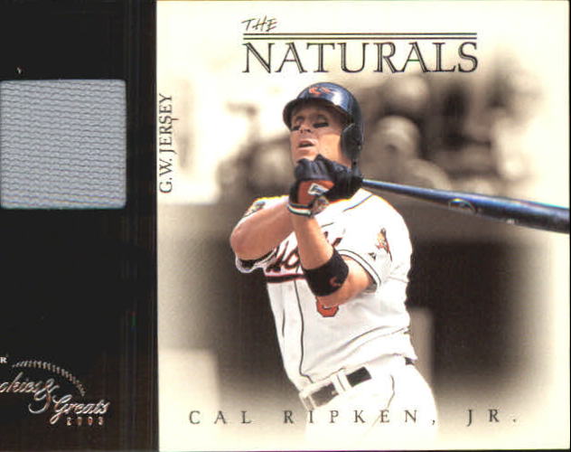 2003 Fleer Rookies and Greats Naturals Game Used #CR Cal Ripken Jsy/250