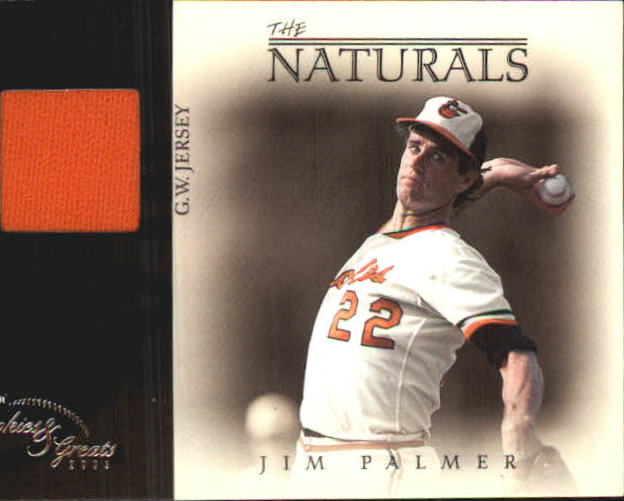 2003 Fleer Rookies and Greats Naturals Game Used #JP Jim Palmer Jsy/250