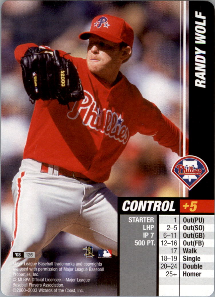 2003 MLB Showdown Trading Deadline #126 Randy Wolf