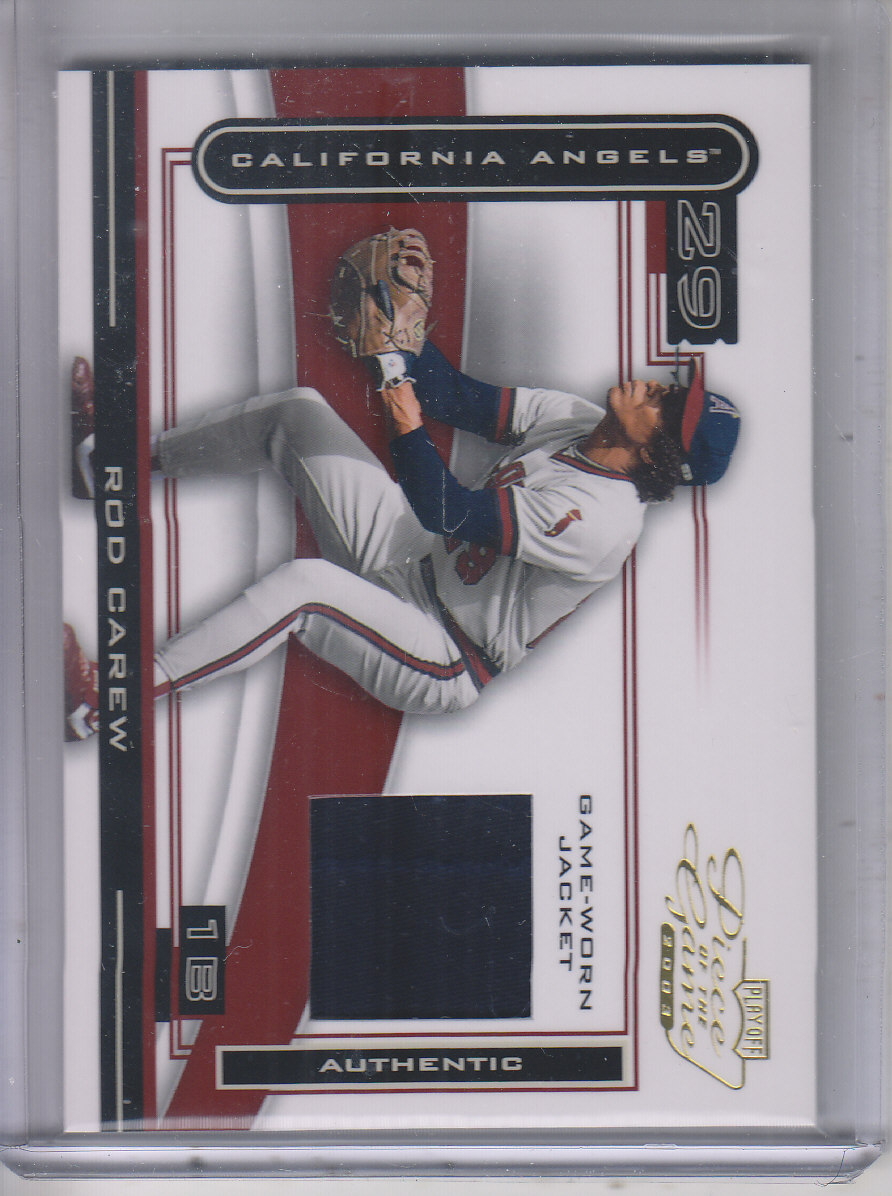2003 Playoff Piece of the Game #39A Rod Carew Jacket