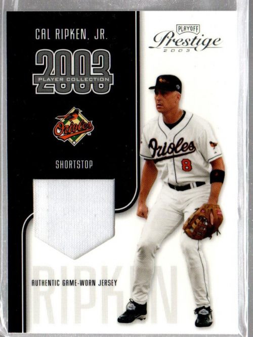 2001 Sweet Spot Game Jersey #JCR Cal Ripken Team: Baltimore