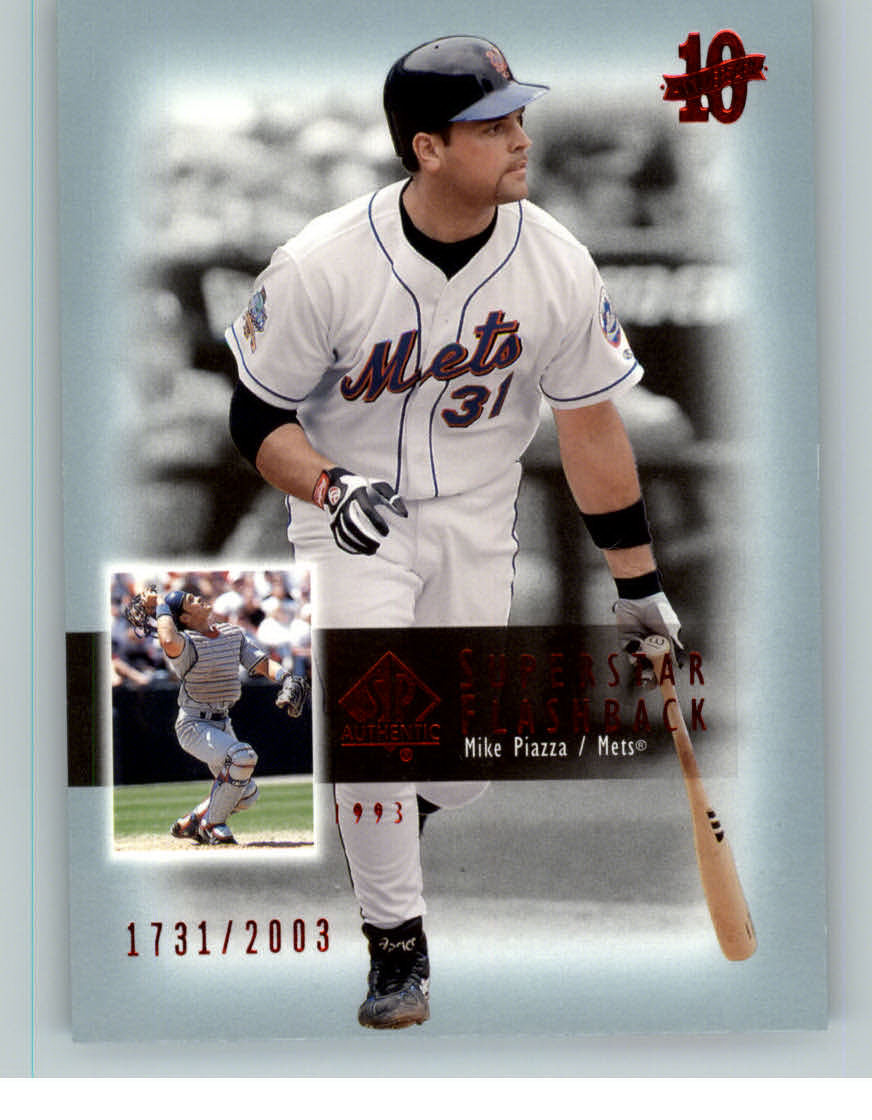 2003 SP Authentic Superstar Flashback #SF34 Mike Piazza