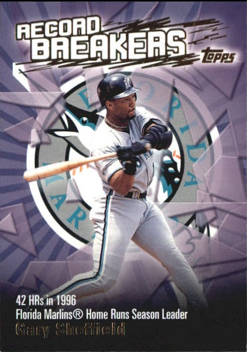 2003 Topps Record Breakers #GS Gary Sheffield 1