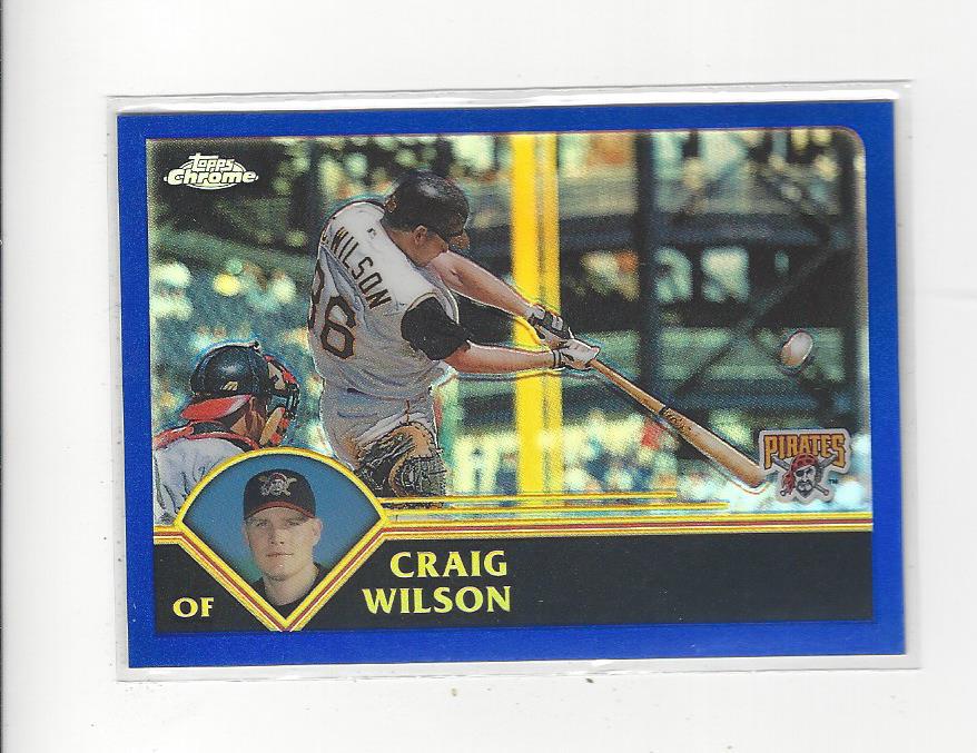2003 Topps Chrome Refractors #320 Craig Wilson