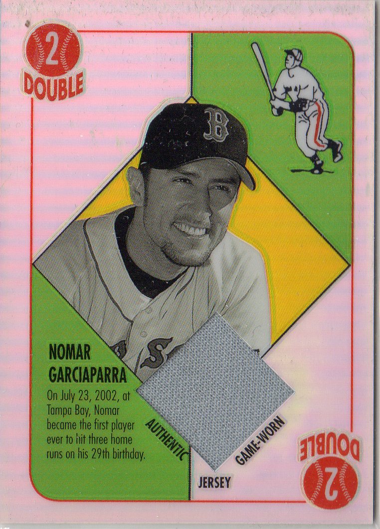 2003 Topps Chrome Blue Backs Relics #NG Nomar Garciaparra Bat