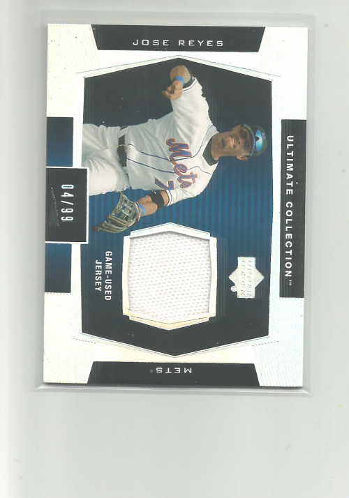 2003 Ultimate Collection Game Jersey Tier 1 #JR Jose Reyes Throw