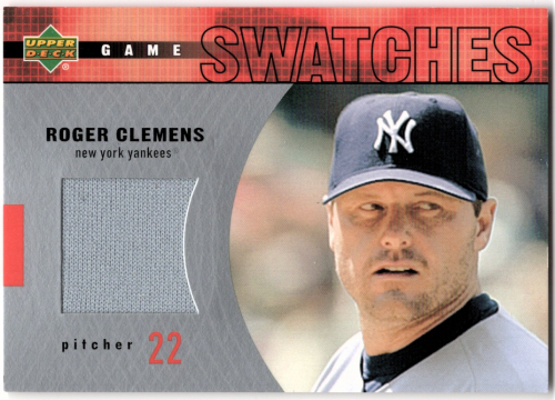 2003 Upper Deck Game Swatches #RJRC Roger Clemens
