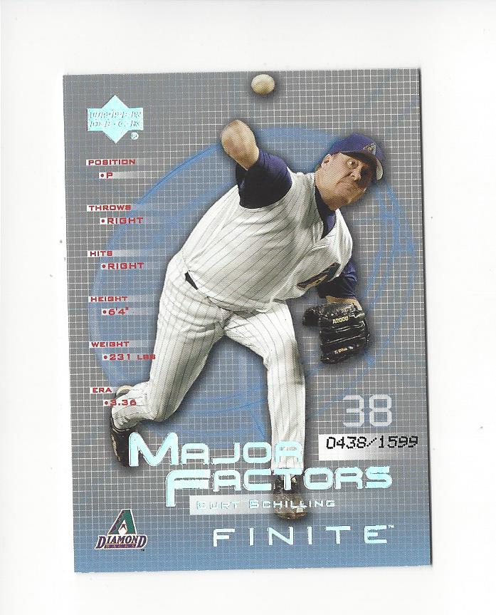 2003 Upper Deck Finite #109 Curt Schilling MF