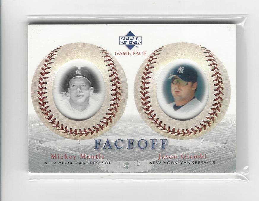 2003 Upper Deck Game Face #192 M.Mantle/J.Giambi