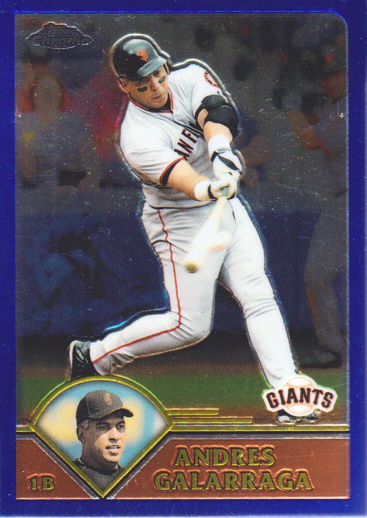 2003 Topps Chrome Traded #T72 Andres Galarraga