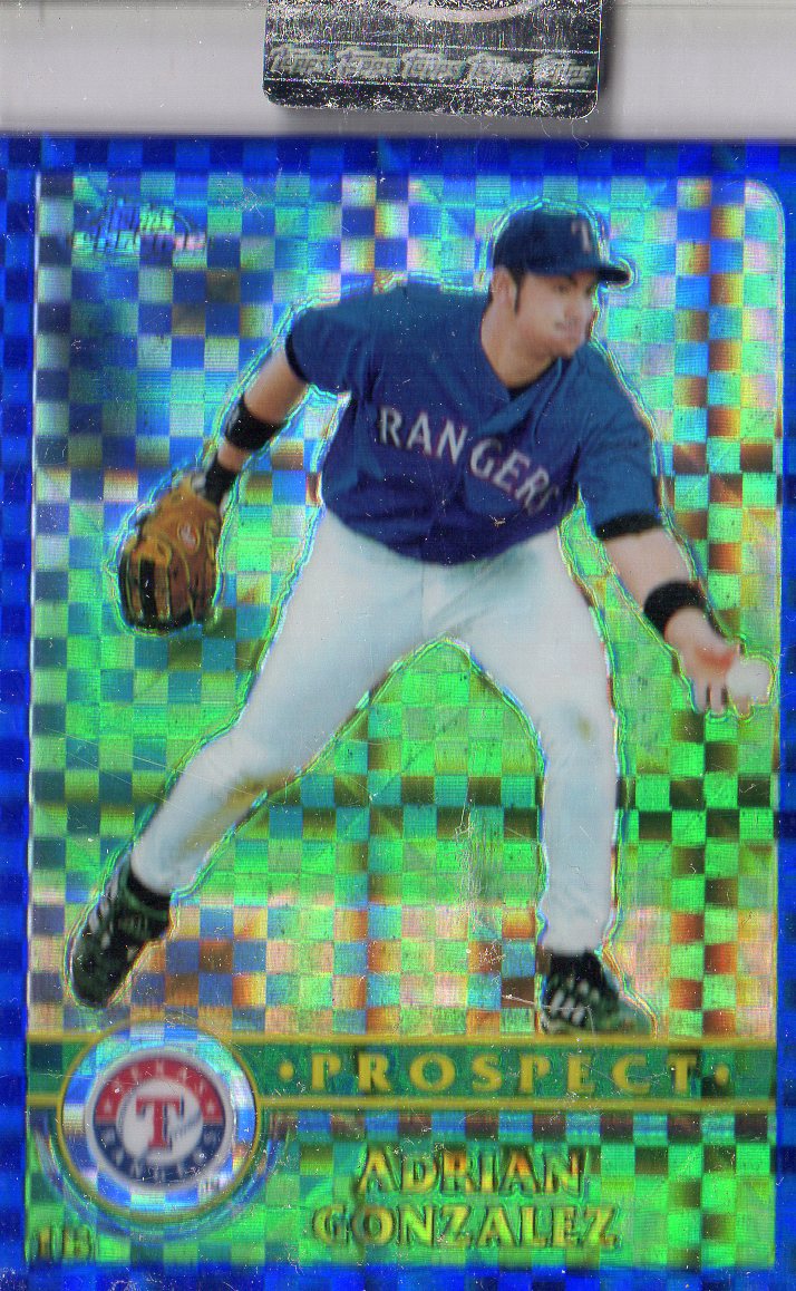 2003 Topps Chrome Traded Uncirculated X-Fractors #T122 Adrian Gonzalez PROS