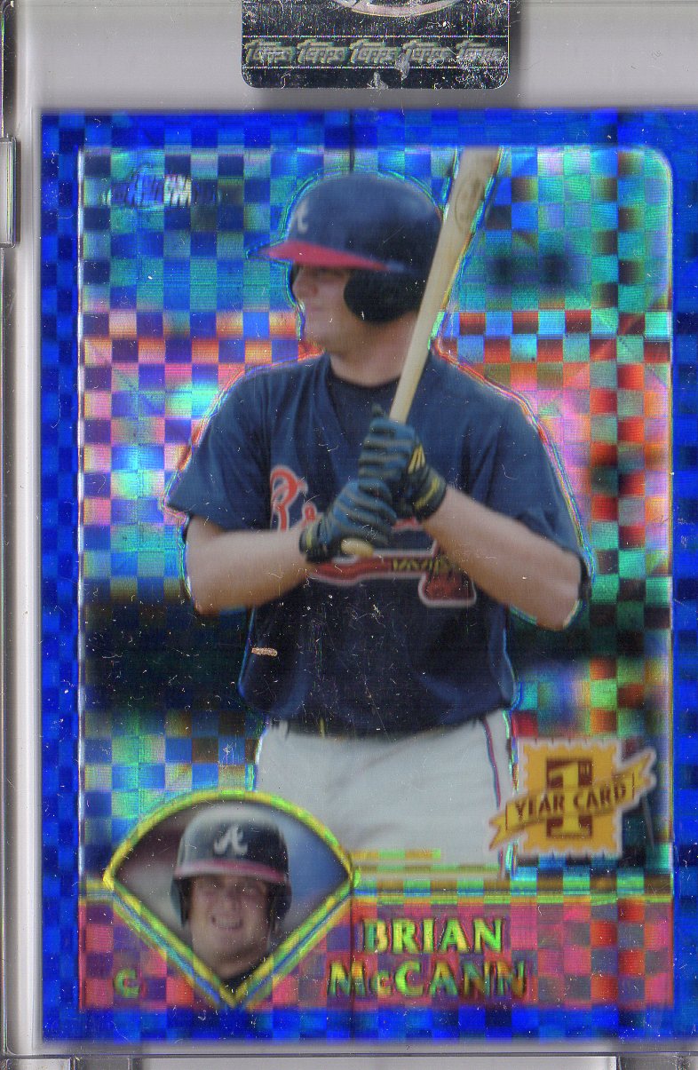 2003 Topps Chrome Traded Uncirculated X-Fractors #T209 Brian McCann FY