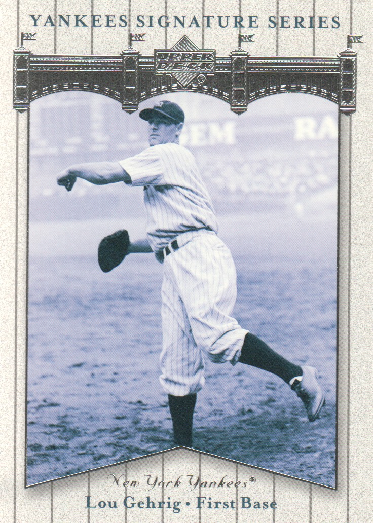 2003 Upper Deck Yankees Signature #54 Lou Gehrig