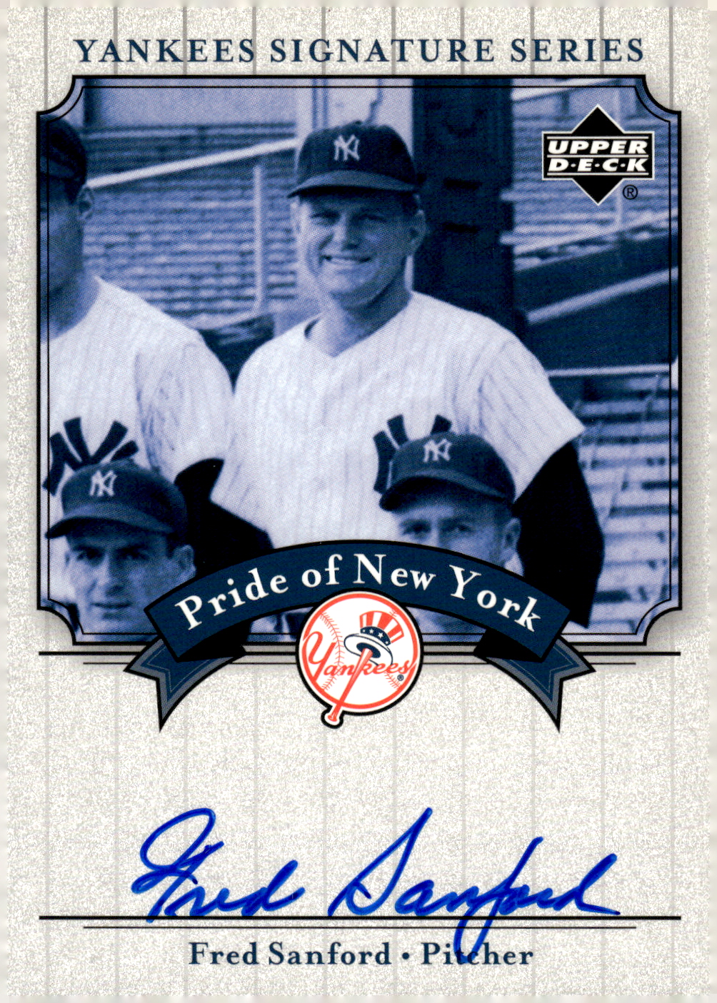 2003 UPPER DECK YANKEES SIGNATURE PRIDE OF NY AUTOGRAPHS ASSORTED SINGLES U-PICK - Picture 46 of 125