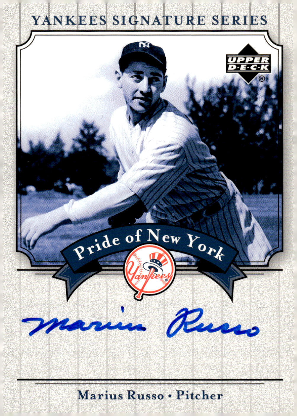 2003 UPPER DECK YANKEES SIGNATURE PRIDE OF NY AUTOGRAPHS ASSORTED SINGLES U-PICK - Picture 86 of 125