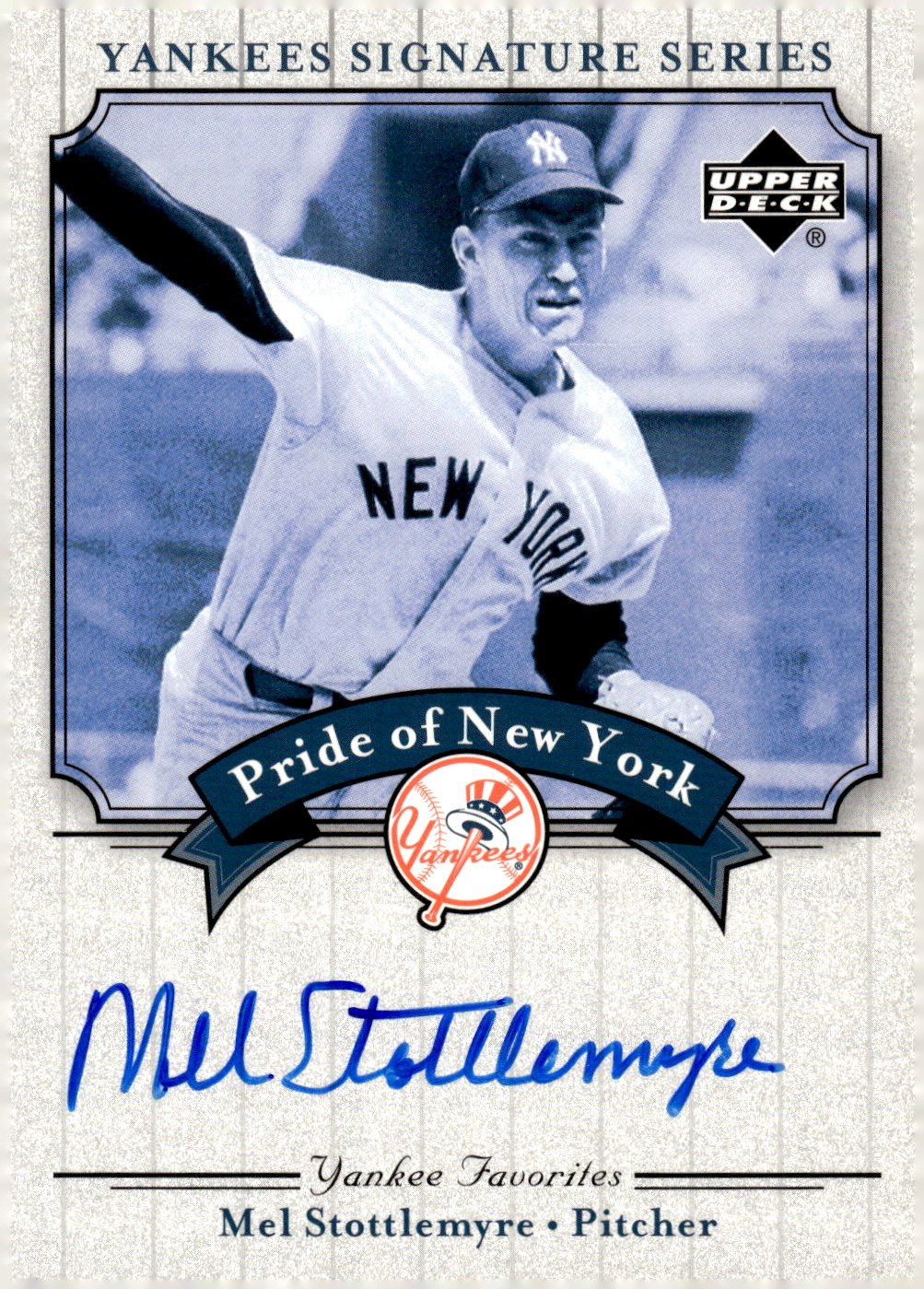 2003 UPPER DECK YANKEES SIGNATURE PRIDE OF NY AUTOGRAPHS ASSORTED SINGLES U-PICK - Picture 88 of 125