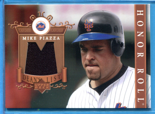 2003 Upper Deck Honor Roll Dean's List Jerseys #MP Mike Piazza M