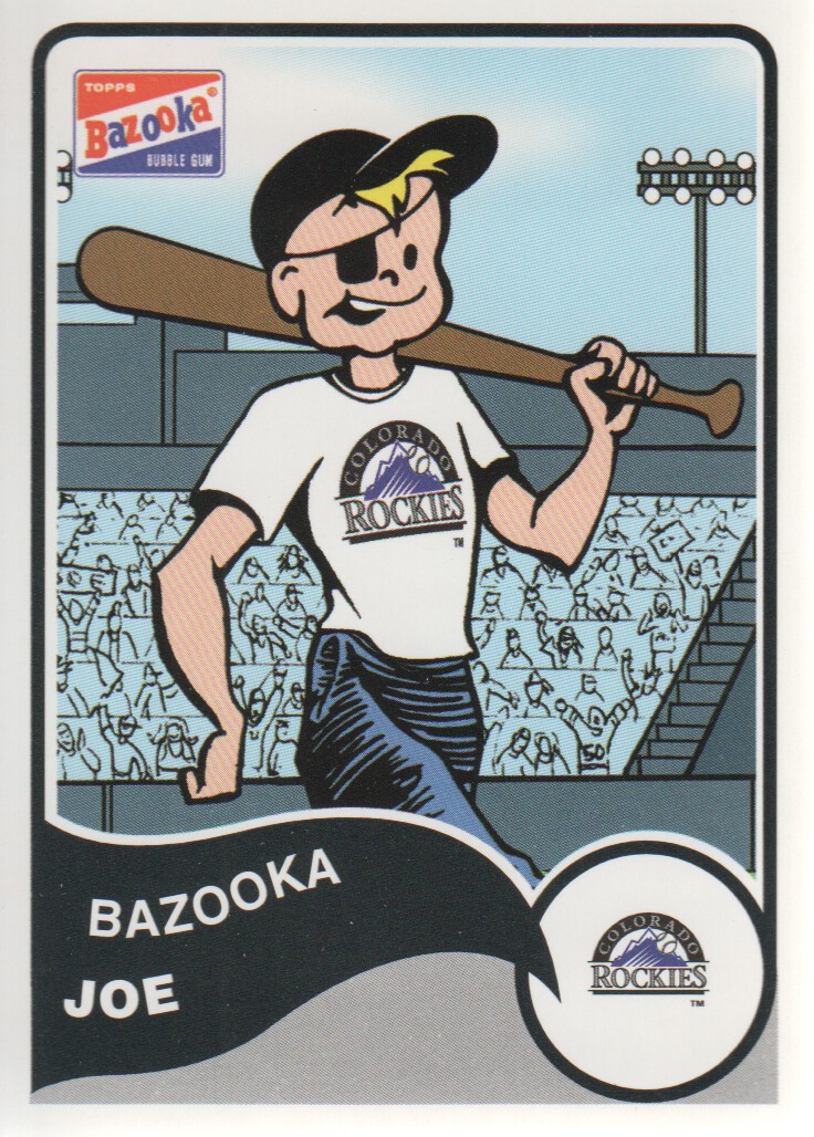 2003 Bazooka #7RC Bazooka Joe Rockies