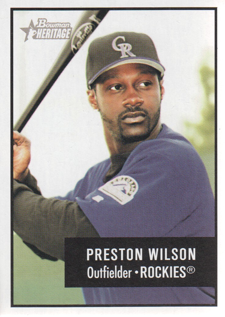 2003 Bowman Heritage #8 Preston Wilson