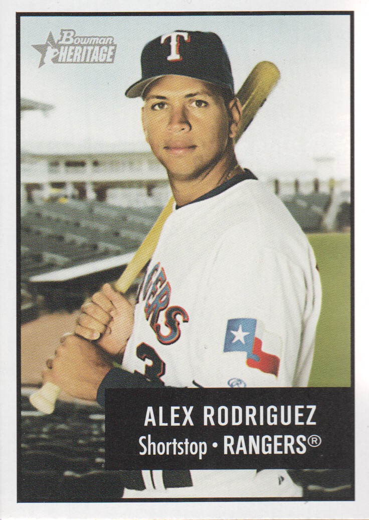2003 Bowman Heritage #50 Alex Rodriguez