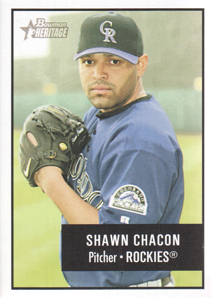 2003 Bowman Heritage #67 Shawn Chacon
