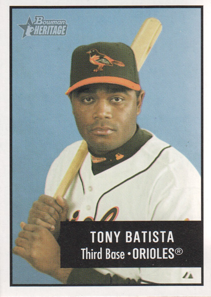 2003 Bowman Heritage #97 Tony Batista