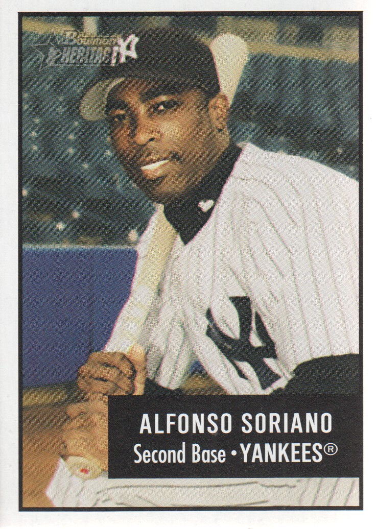 2003 Bowman Heritage #105 Alfonso Soriano
