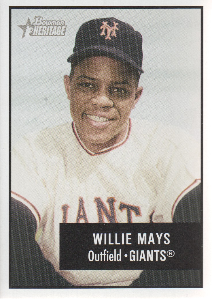 2003 Bowman Heritage #171A Willie Mays