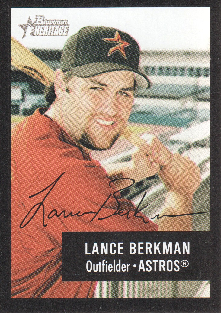 2003 Bowman Heritage Facsimile Signature #104 Lance Berkman