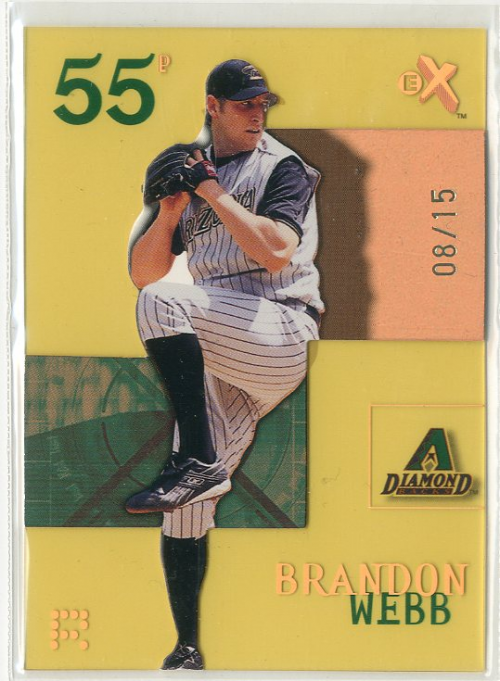 2003 E-X Essential Credentials Future #88 Brandon Webb ROO/15