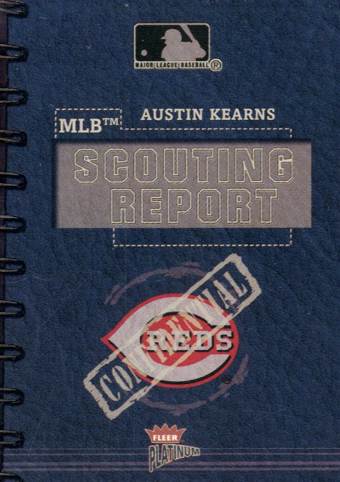 2003 Fleer Platinum MLB Scouting Report Game Used #AK Austin Kearns Pants