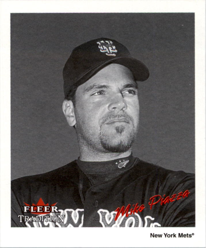 2003 Fleer Tradition Black-White Goudey Red #18 Mike Piazza