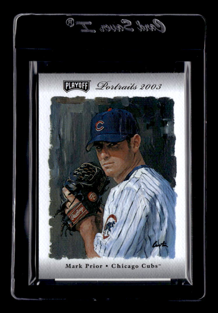 2003 Playoff Portraits Materials Silver #47 Mark Prior Jsy/50