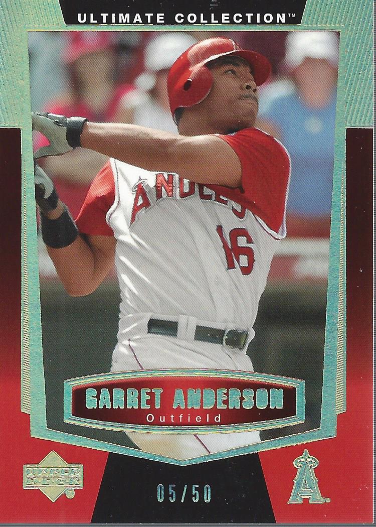 2003 Ultimate Collection Gold #19 Garret Anderson