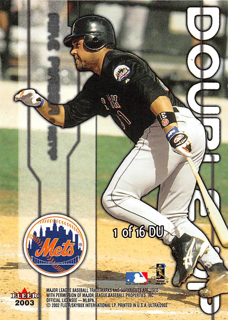 2003 Ultra Double Up #1 D.Jeter/M.Piazza back image