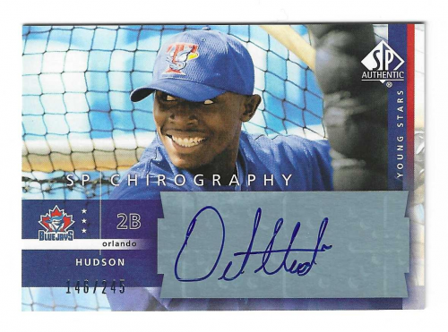 2003 SP Authentic Chirography Young Stars #OH Orlando Hudson/245