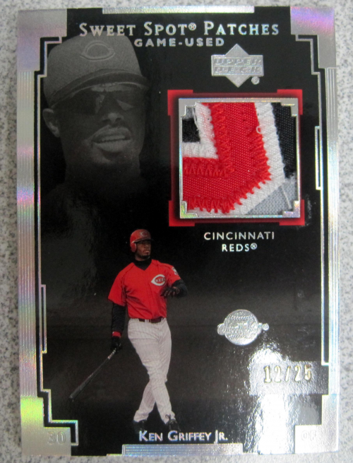 2003 Sweet Spot Patches Game Used 25 #KG3 Ken Griffey Jr.