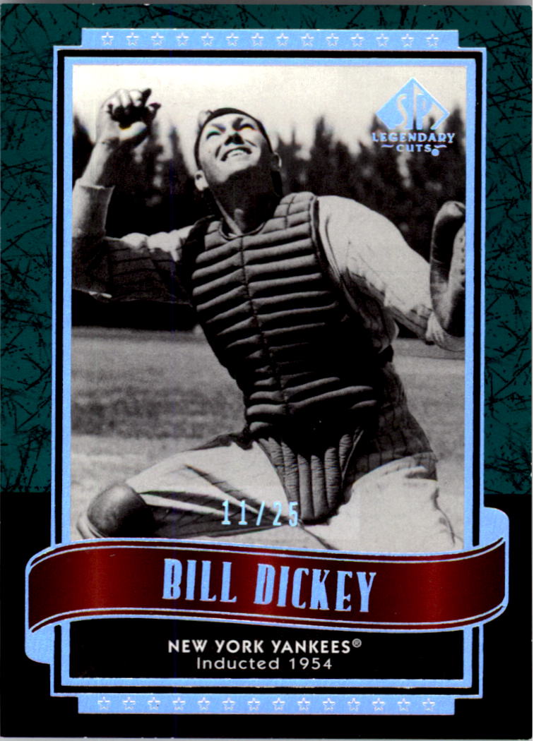 2003 SP Legendary Cuts Green #8 Bill Dickey