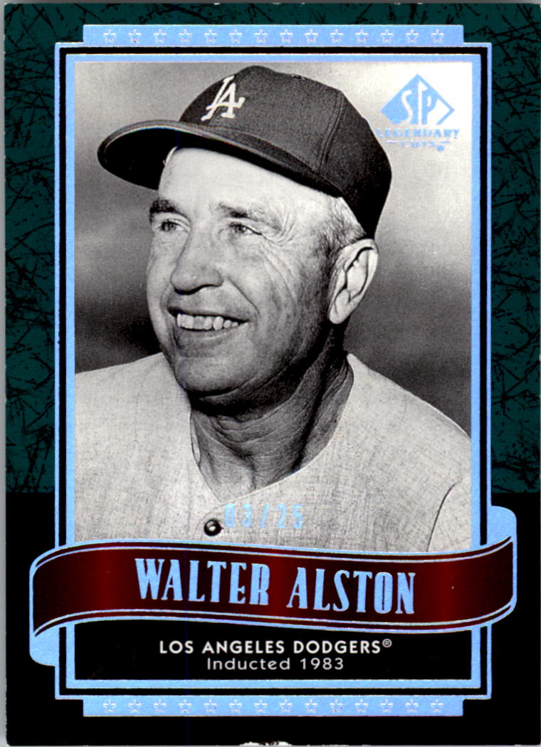 2003 SP Legendary Cuts Green #125 Walter Alston