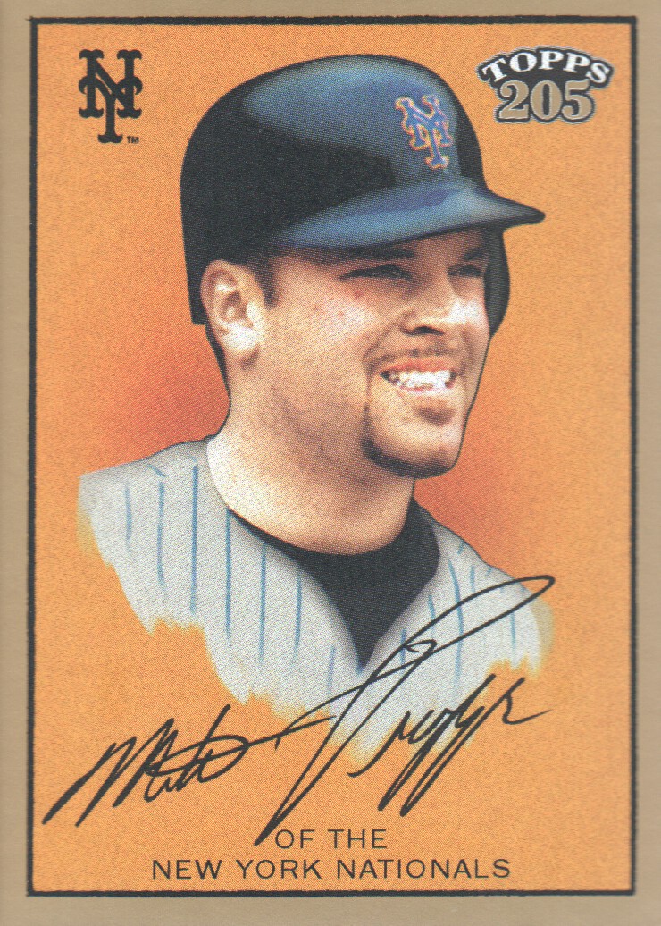 2003 Topps 205 #12A Mike Piazza Orange