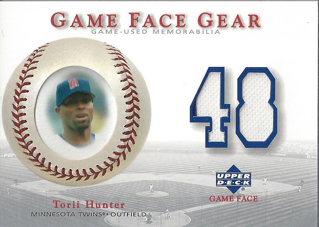 2003 Upper Deck Game Face Gear #HU Torii Hunter